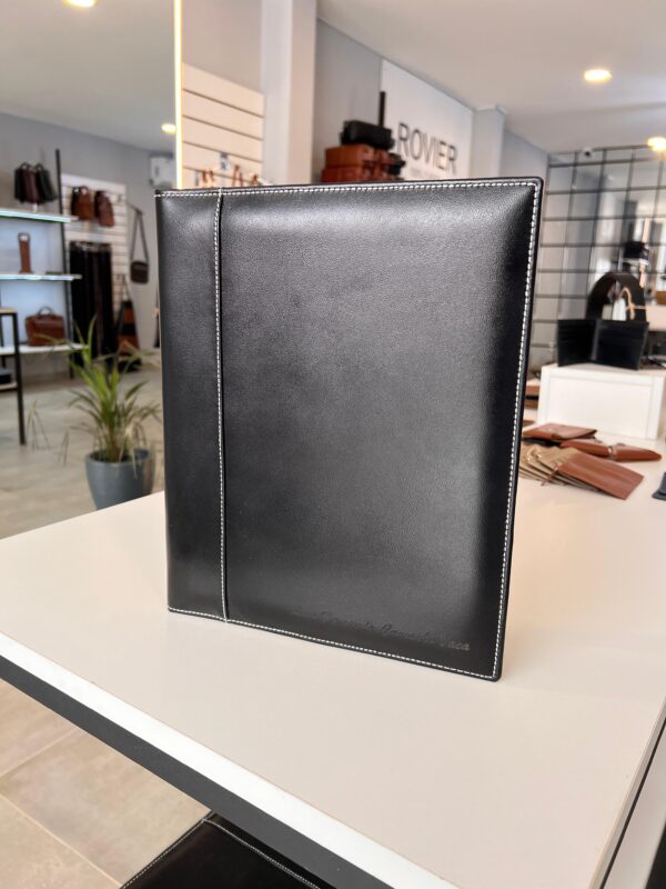 CARPETA PORTABLOCK DE CUERO, FOLDER, PADFOLIO,