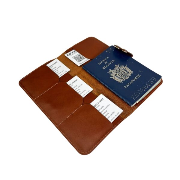 PORTA PASAPORTE DE CUERO, funda de pasaporte de cuero,