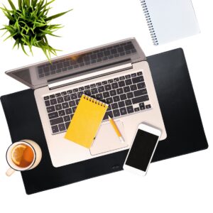 deskpad de cuero, protector de escritorio de cuero, pad de escritorio cuero genuino, accesorios de oficina en cuero, deskpad negro, deskpad café, escritorio elegante cuero, ROVIER Bolivia.