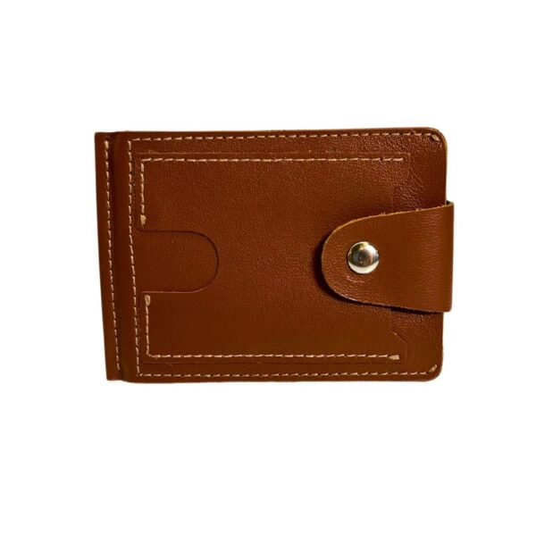 billetera con clip metálico, billetera cuero hombre moderna, billetera grabado láser personalizada, billetera con botón de presión, billetera cuero sin forro, ROVIER billeteras Bolivia, billetera compacta cuero genuino. billetera de hombre, billetera de cuero para hombre,